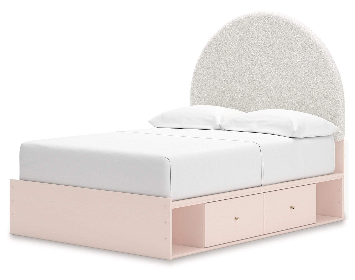 Wistenpine Upholstered Panel Bed with Storage