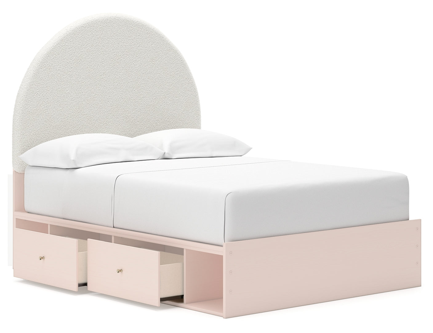 Wistenpine Upholstered Panel Bed with Storage