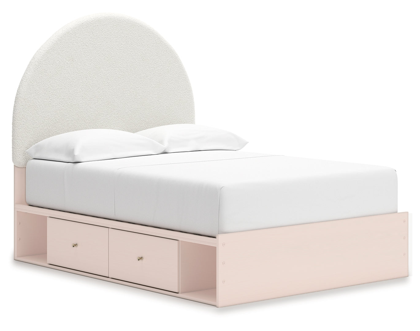 Wistenpine Upholstered Panel Bed with Storage