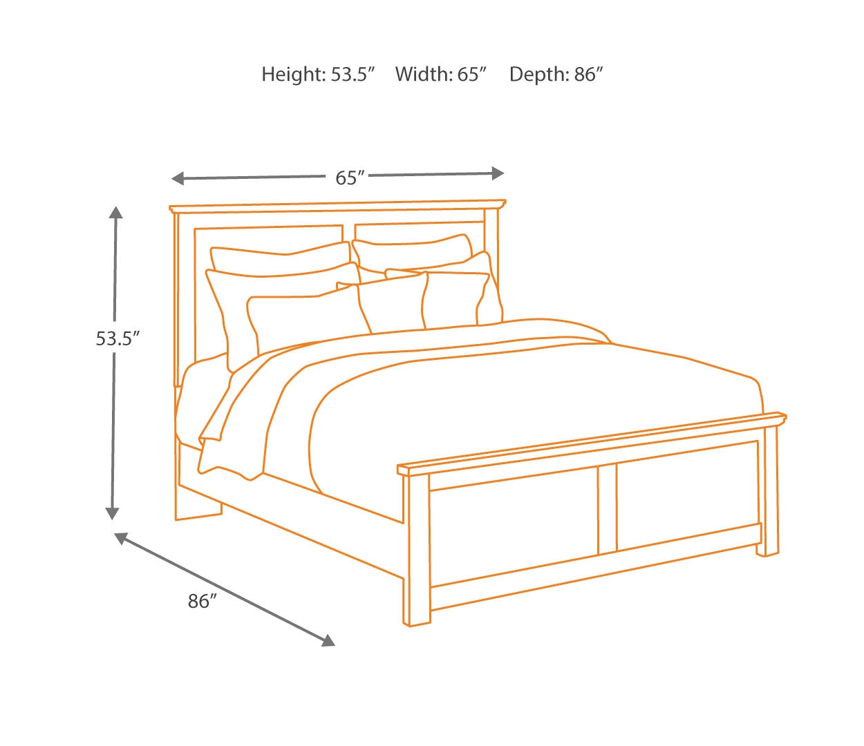 Maribel Panel Bed