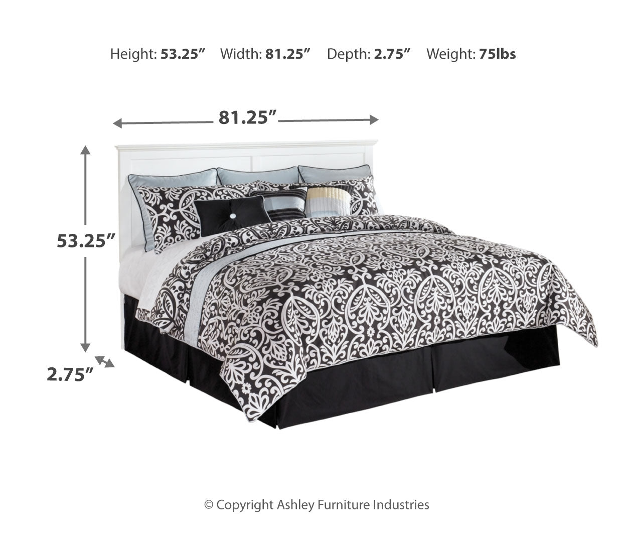 White Bostwick Shoals Panel Bedroom Set