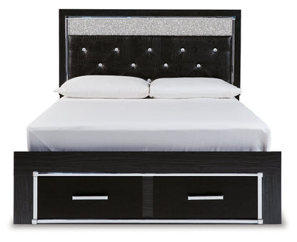 Kaydell Panel Bed with Storage