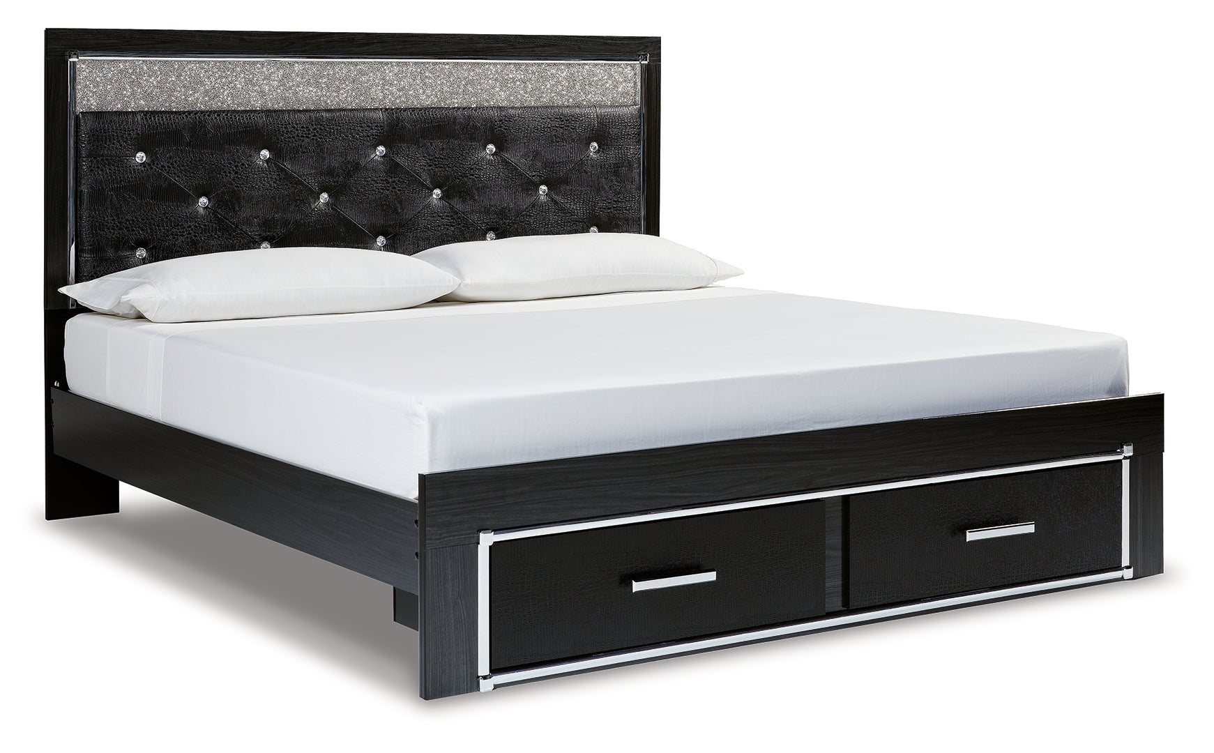 Kaydell Black Panel Bedroom Set