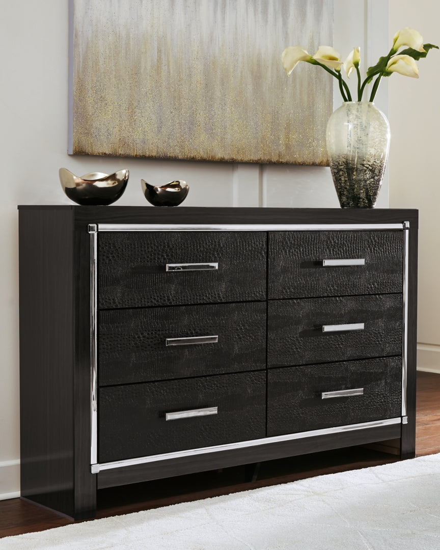 Kaydell Black Panel Bedroom Set