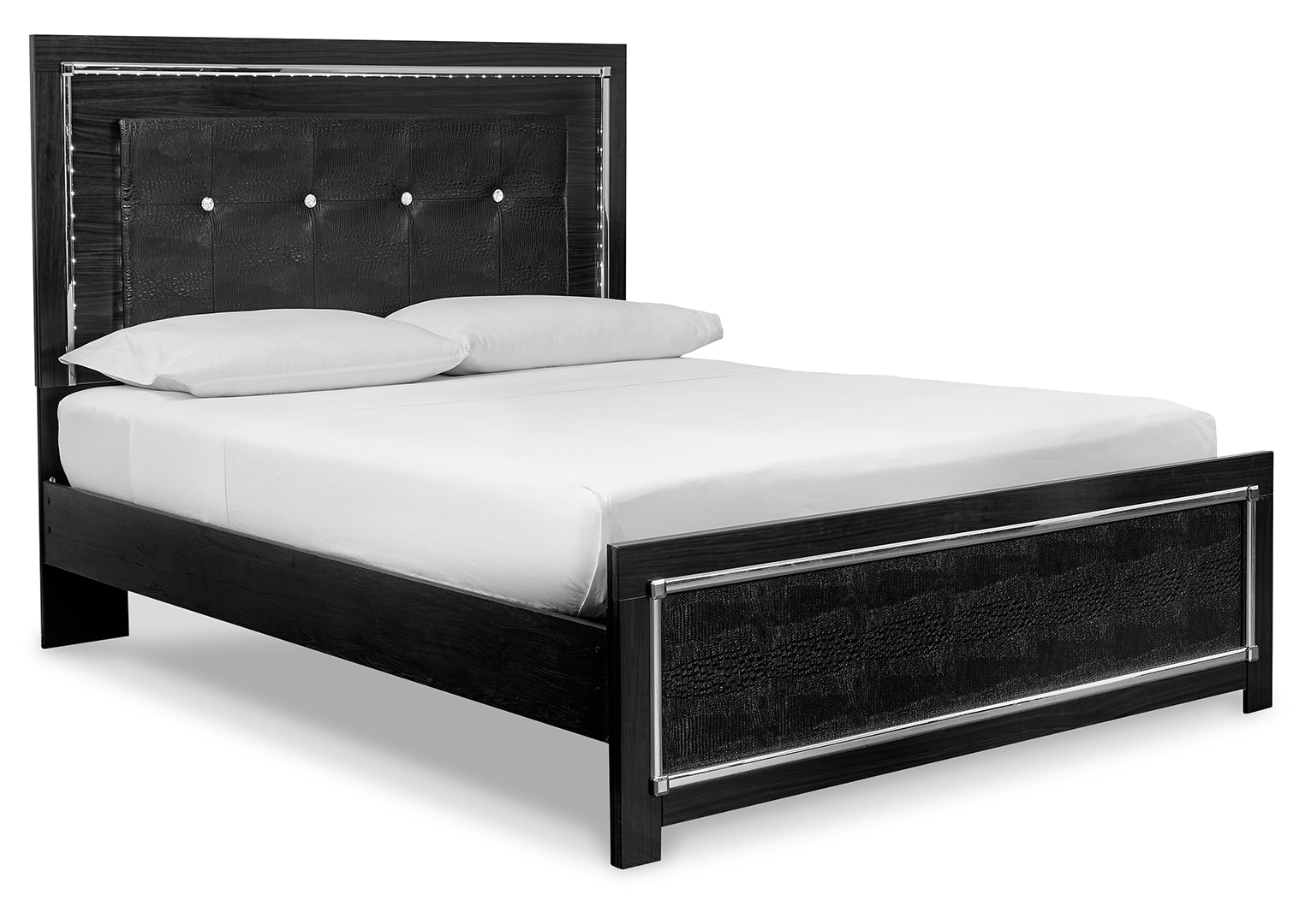 Kaydell Black Panel Bedroom Set