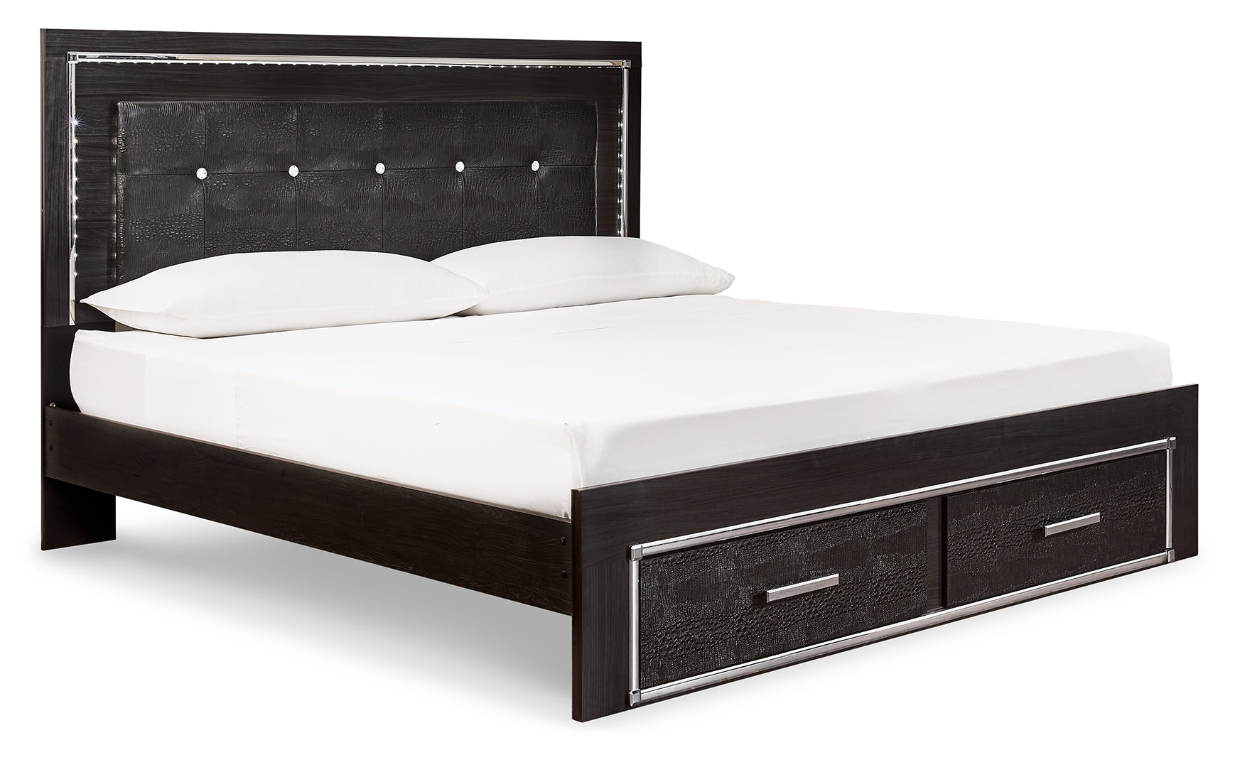 Kaydell Black Panel Bedroom Set