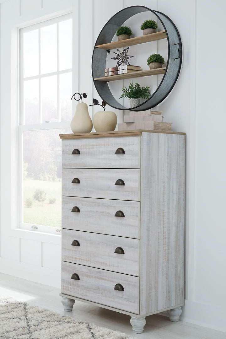 Haven Bay Five Drawer Chest