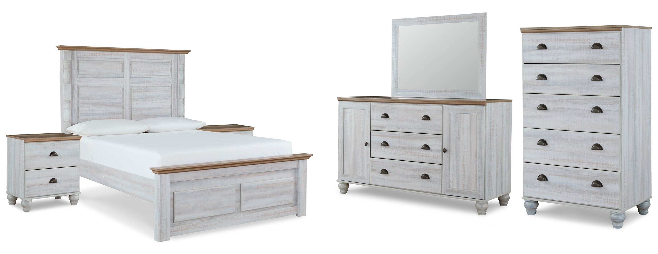 Haven Bay Beige Panel Bedroom Set