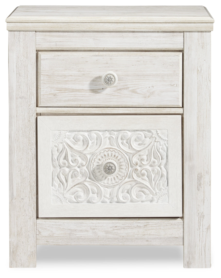 Paxberry Two Drawer Night Stand