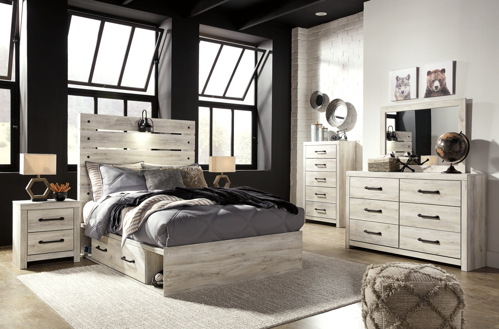 Cambeck Beige Panel Bedroom Set