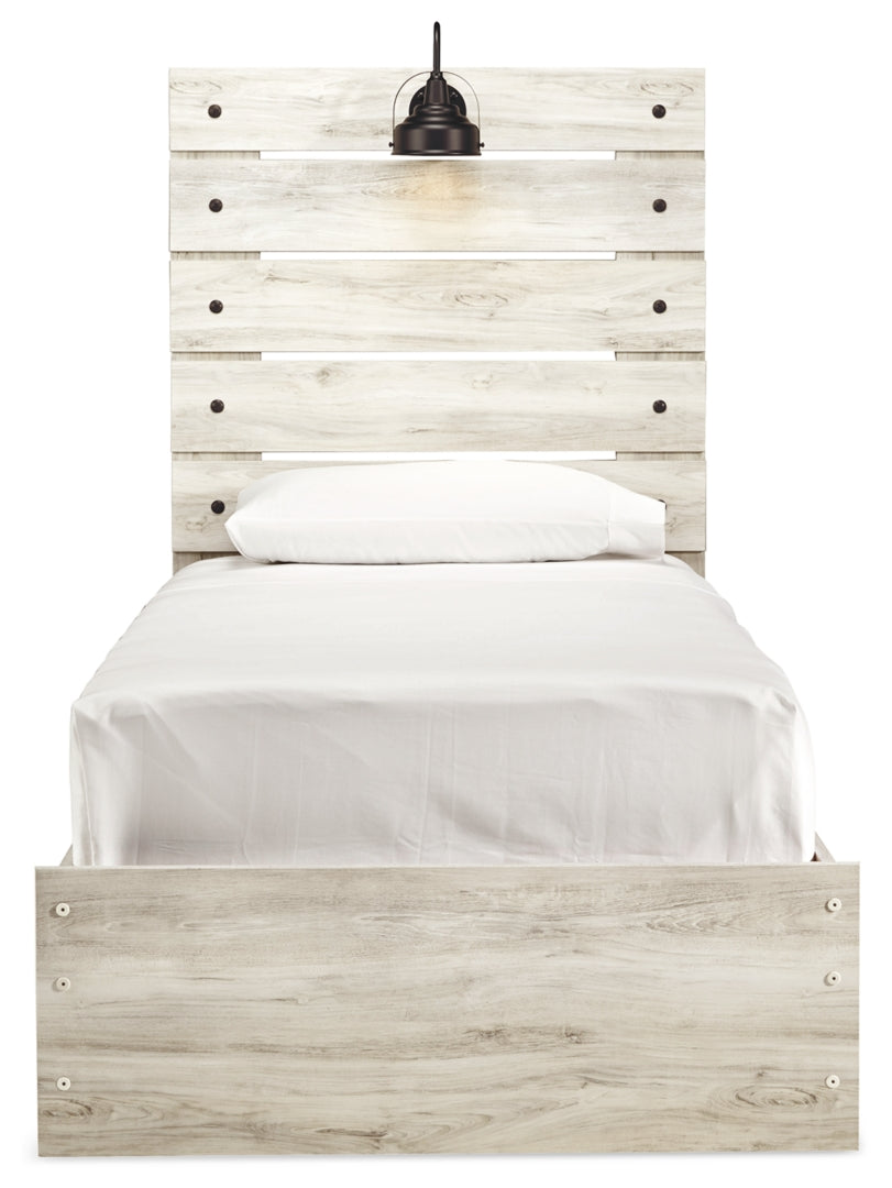 Cambeck Panel Bed with 2 Storage Drawers