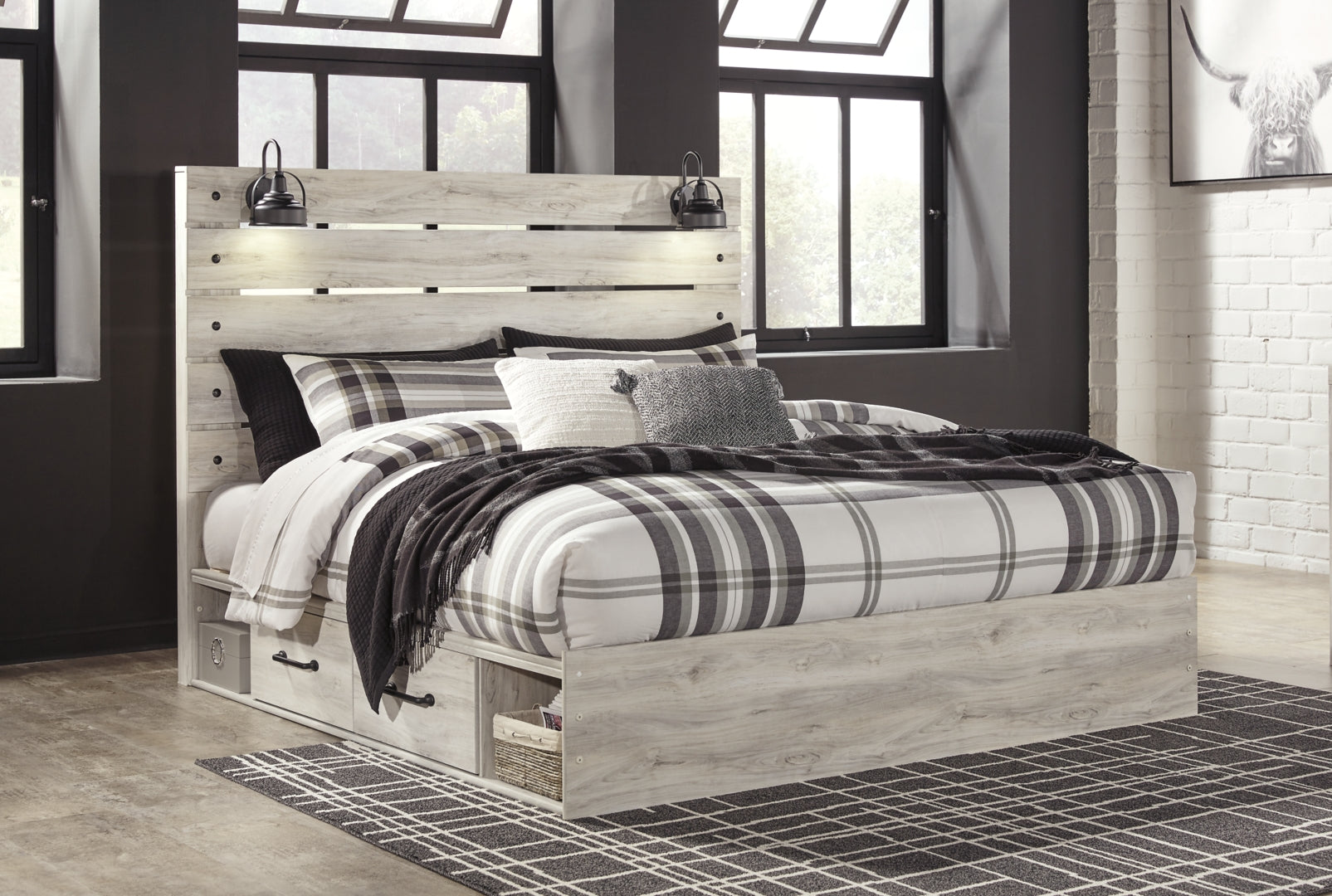 Cambeck Beige Panel Bedroom Set