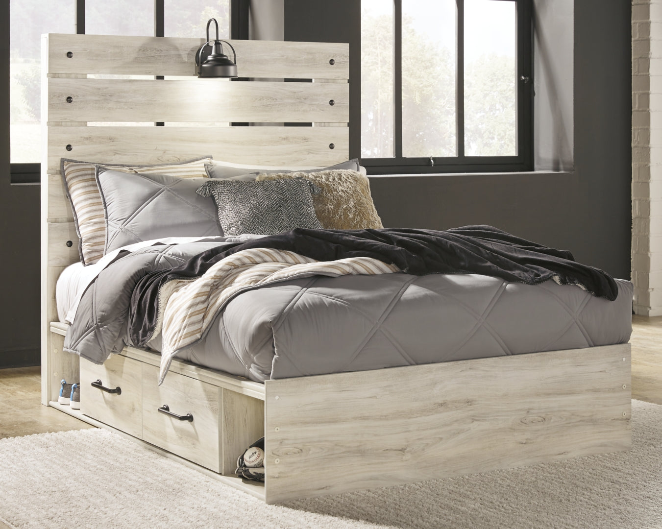 Cambeck Beige Panel Bedroom Set