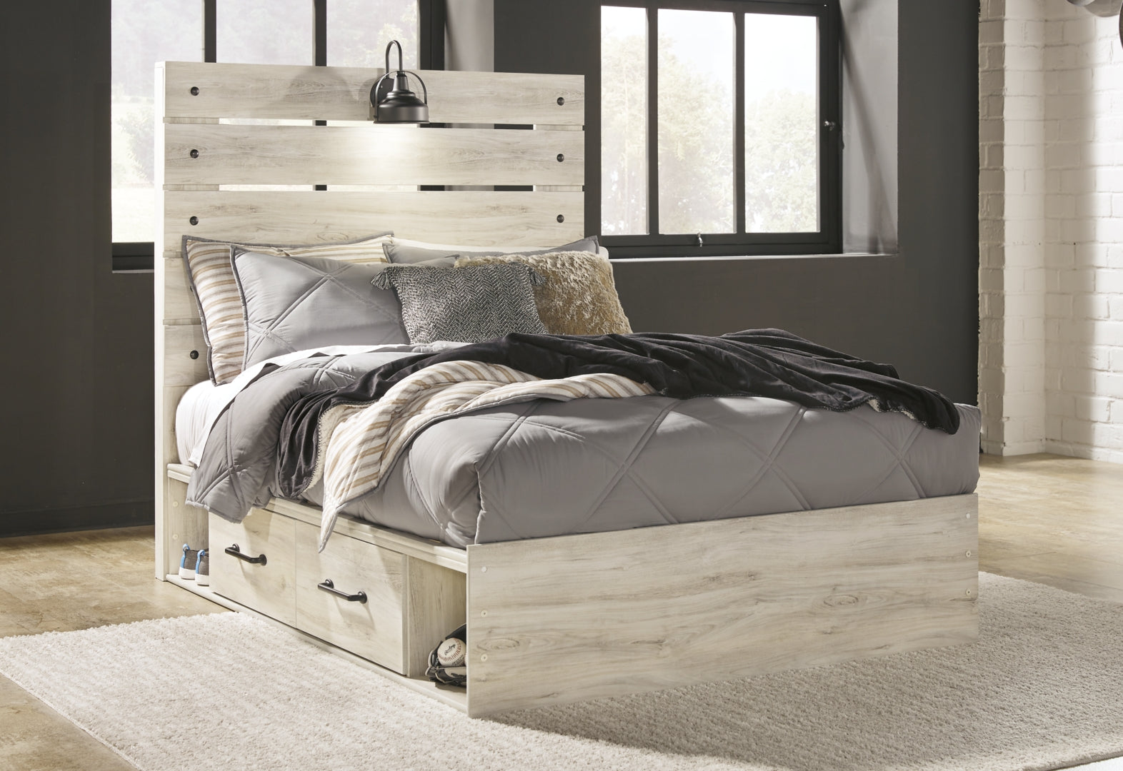 Cambeck Beige Panel Bedroom Set