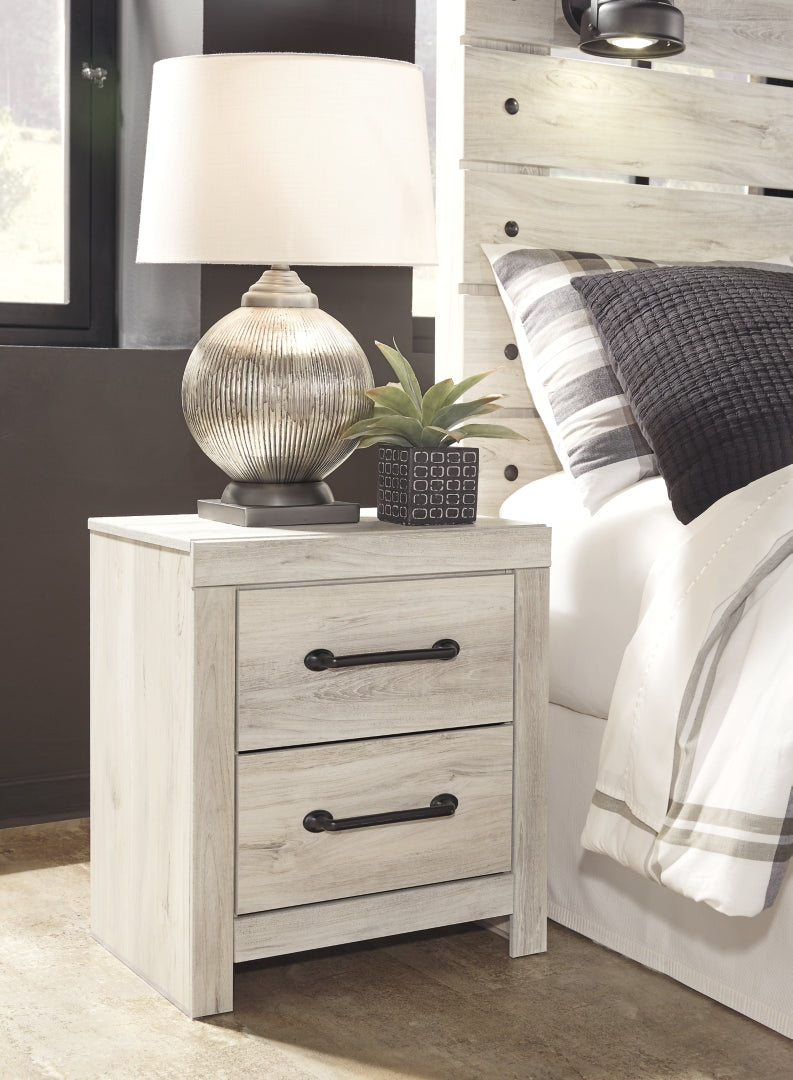 Cambeck Beige Panel Bedroom Set with Storage