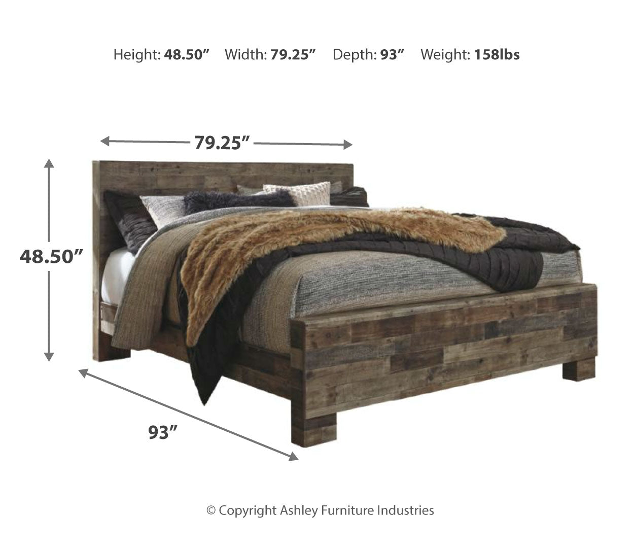 Derekson Panel Bed with Storage Drawers