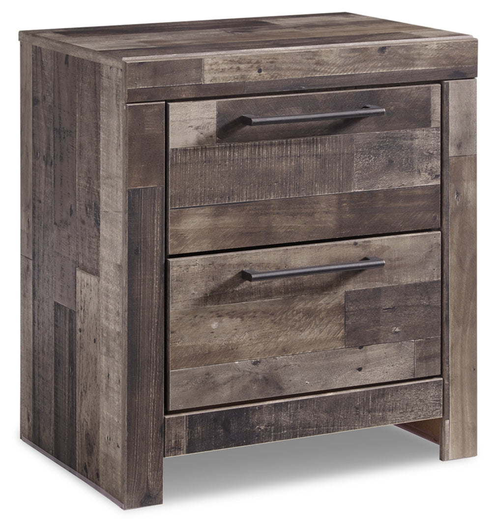 Derekson Brown Panel Bedroom Set with Storage