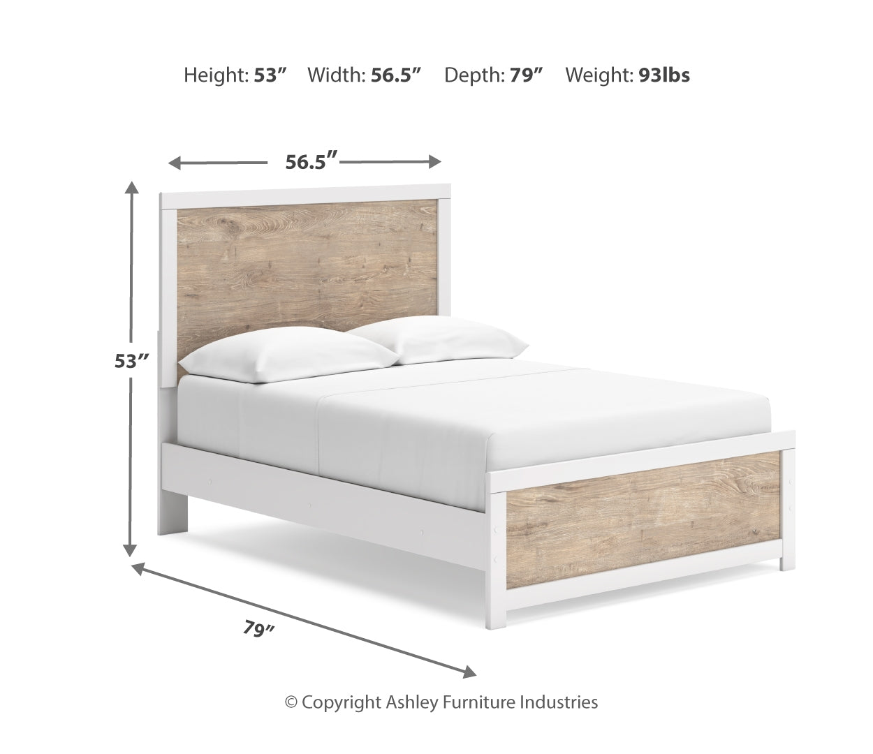 Charbitt White Panel Bedroom Set