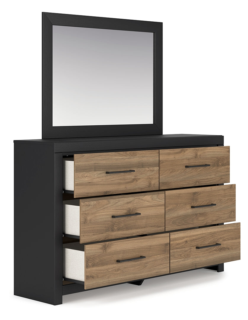 Vertani Brown Panel Bedroom Set