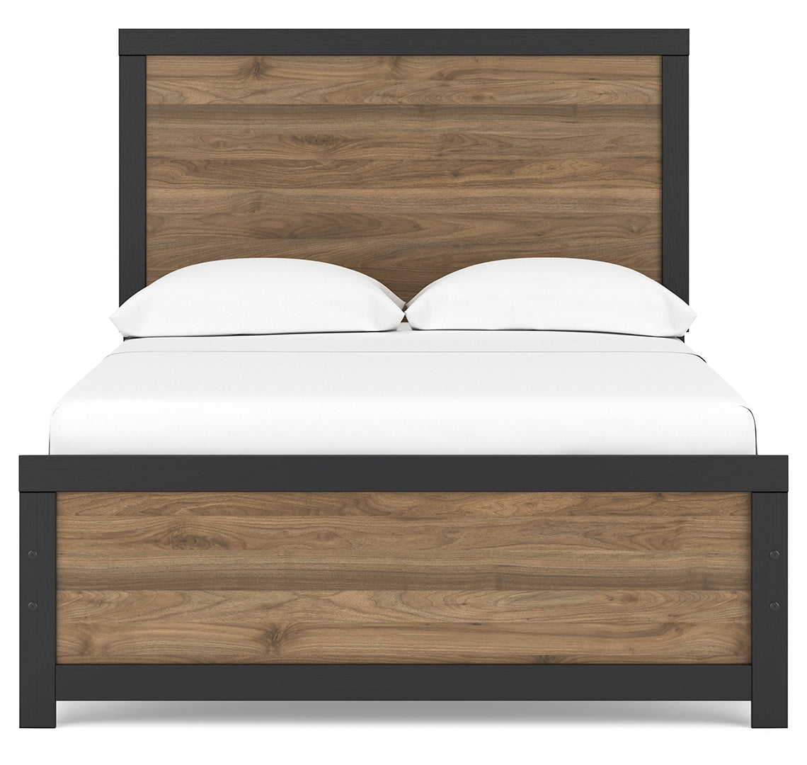 Vertani Brown Panel Bedroom Set