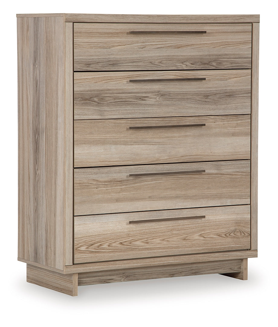 Hasbrick Five Drawer Wide Chest