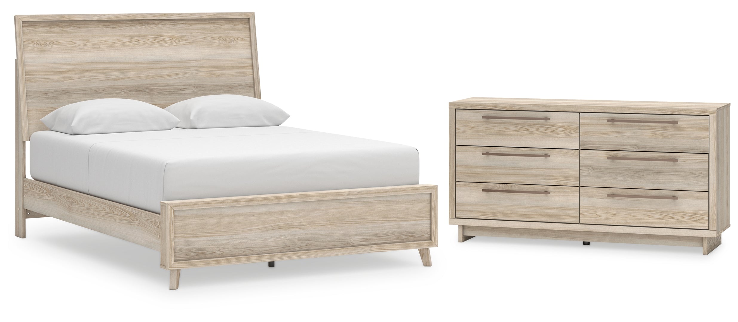 Hasbrick Queen Panel Bed with Dresser I