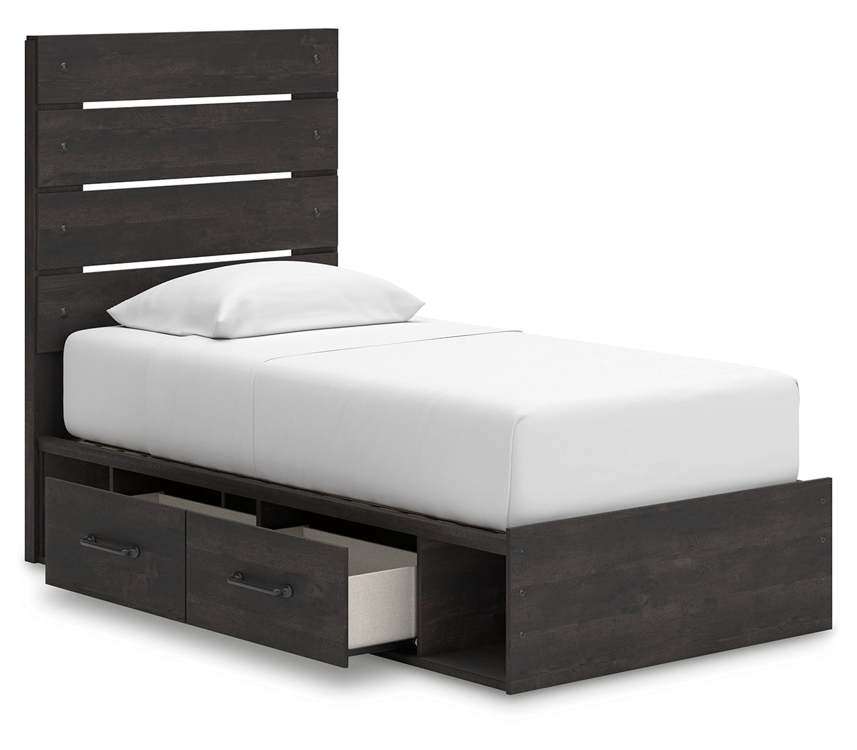 Hollivern Panel Bed with Storage