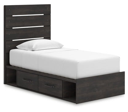 Hollivern Panel Bed with Storage