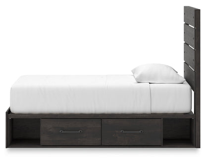 Hollivern Panel Bed with Storage