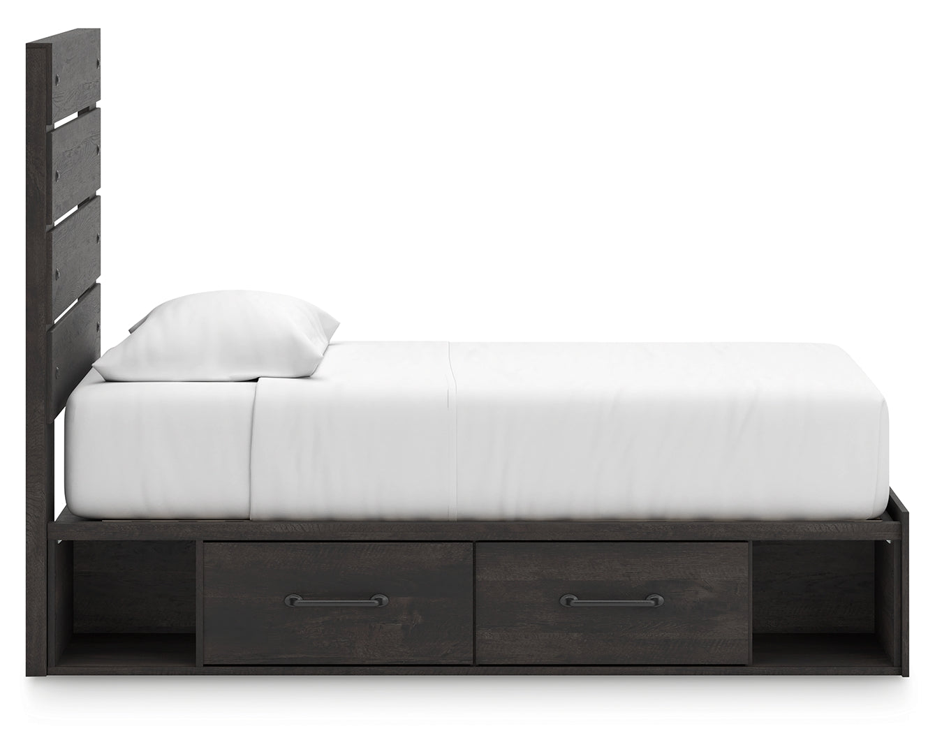 Hollivern Panel Bed with Storage