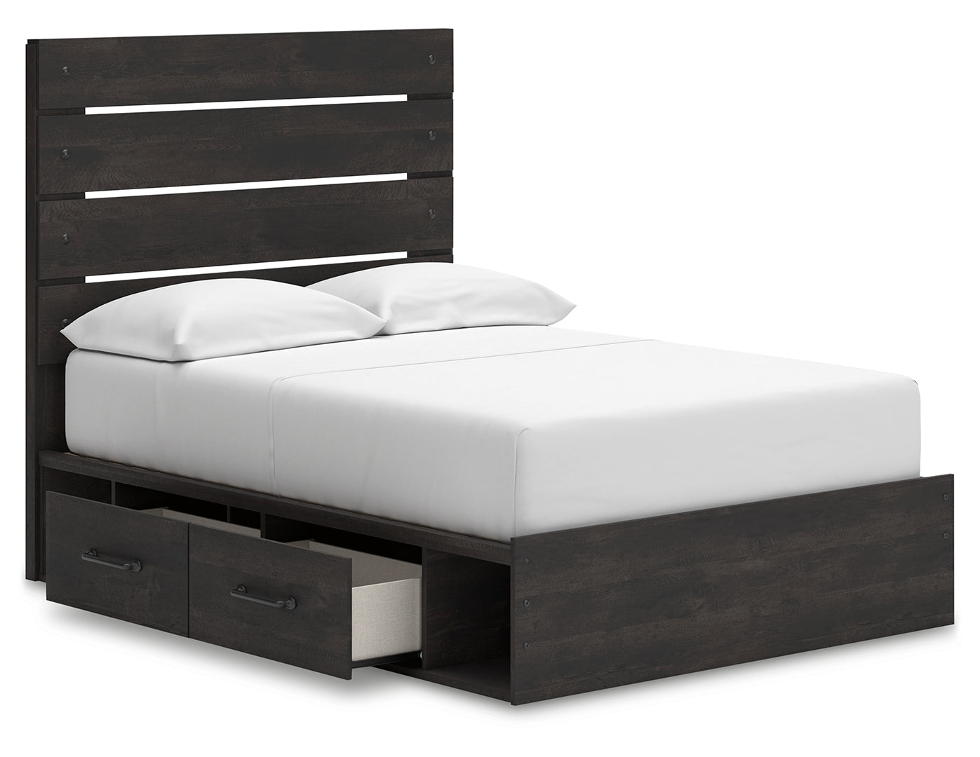 Hollivern Panel Bed with Storage