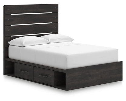 Hollivern Panel Bed with Storage