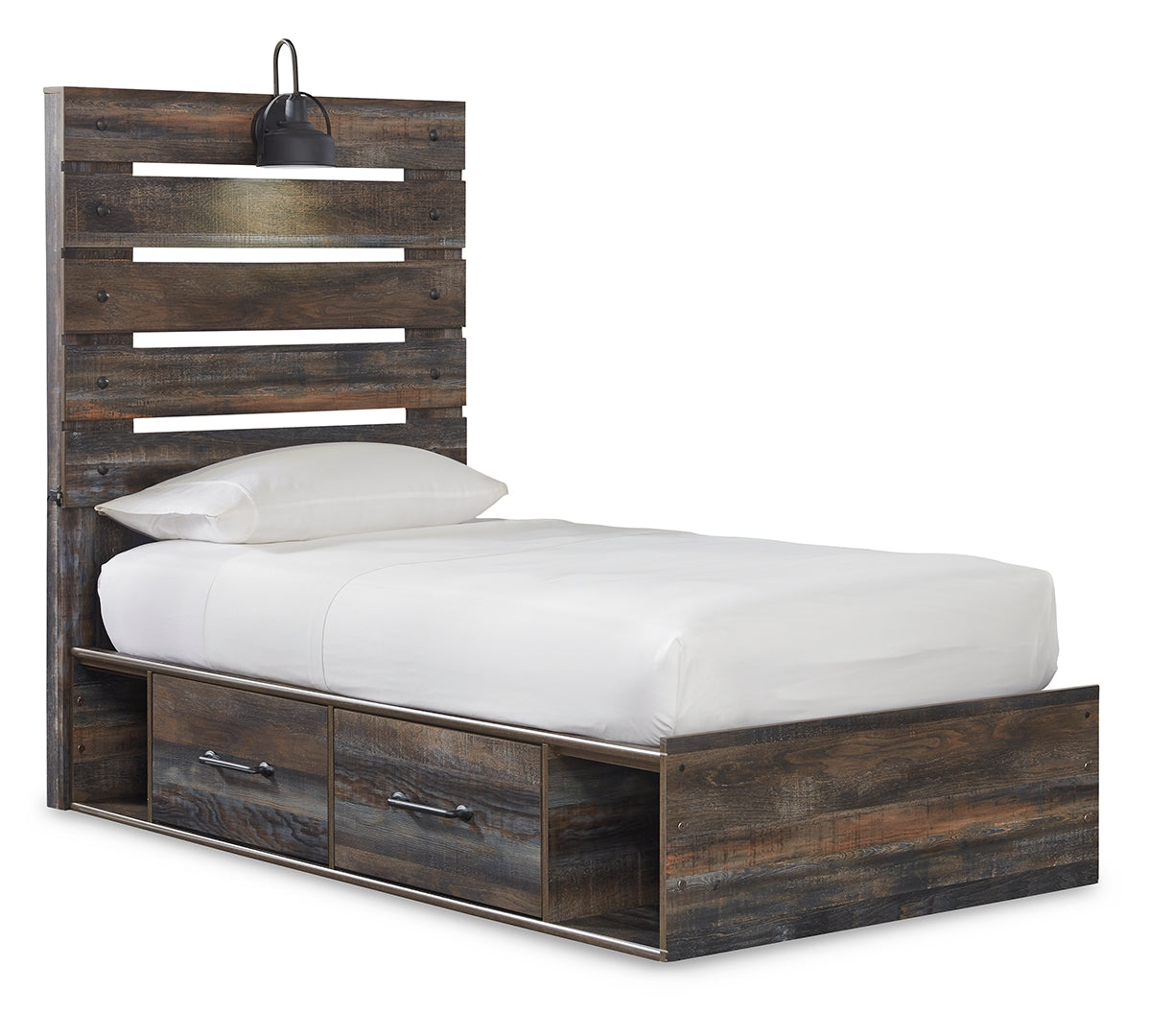 Drystan Full Bookcase Headboard Bed with Dresser