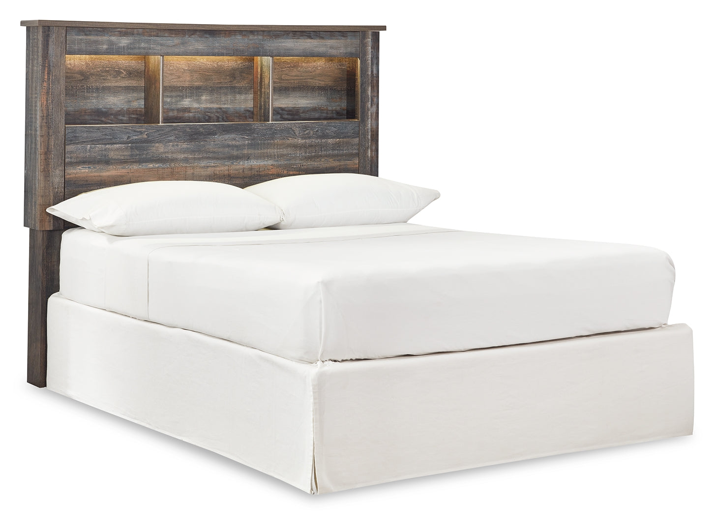 Drystan Full Bookcase Headboard Bed with Dresser