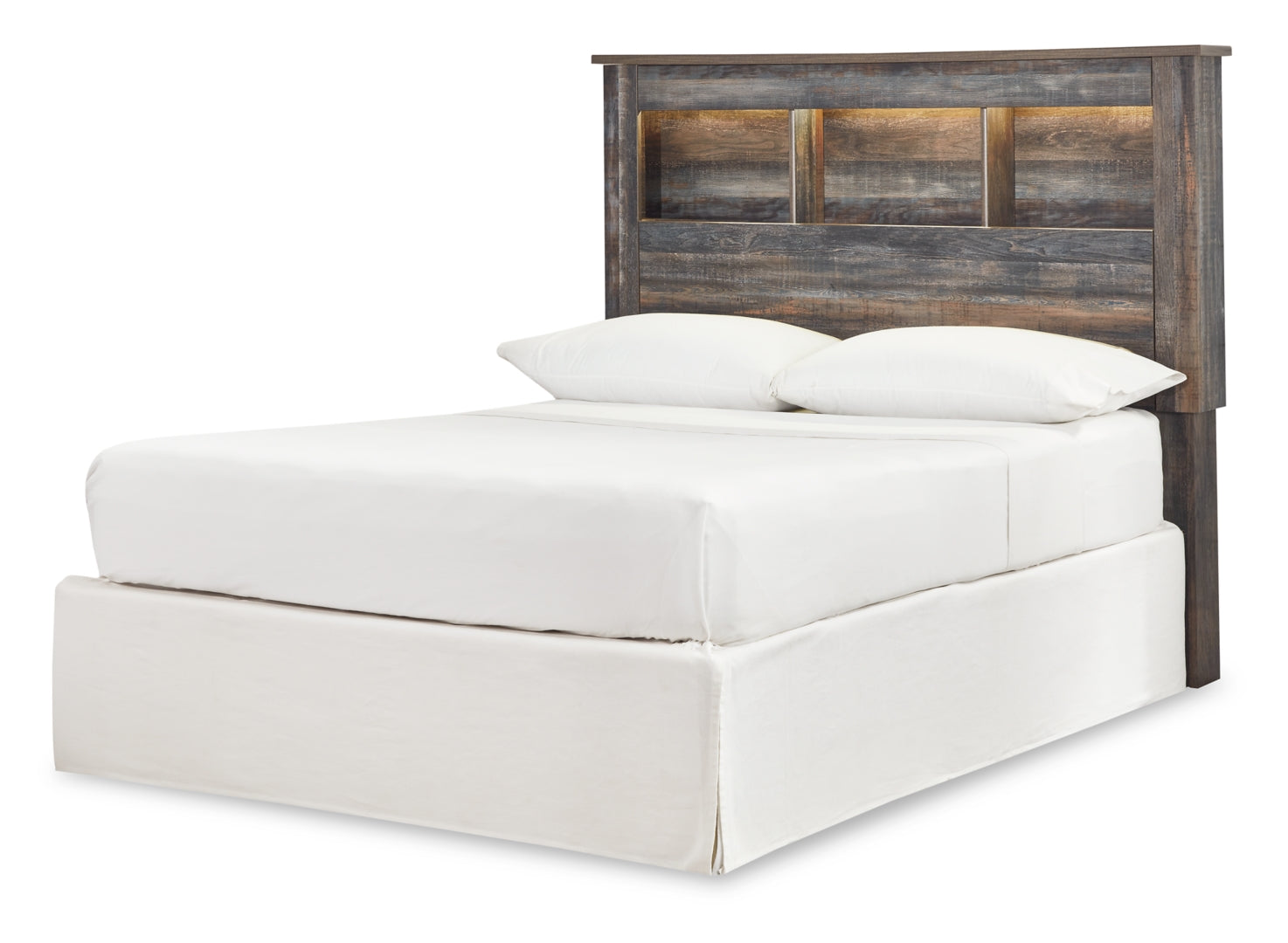 Drystan Full Bookcase Headboard Bed with Dresser