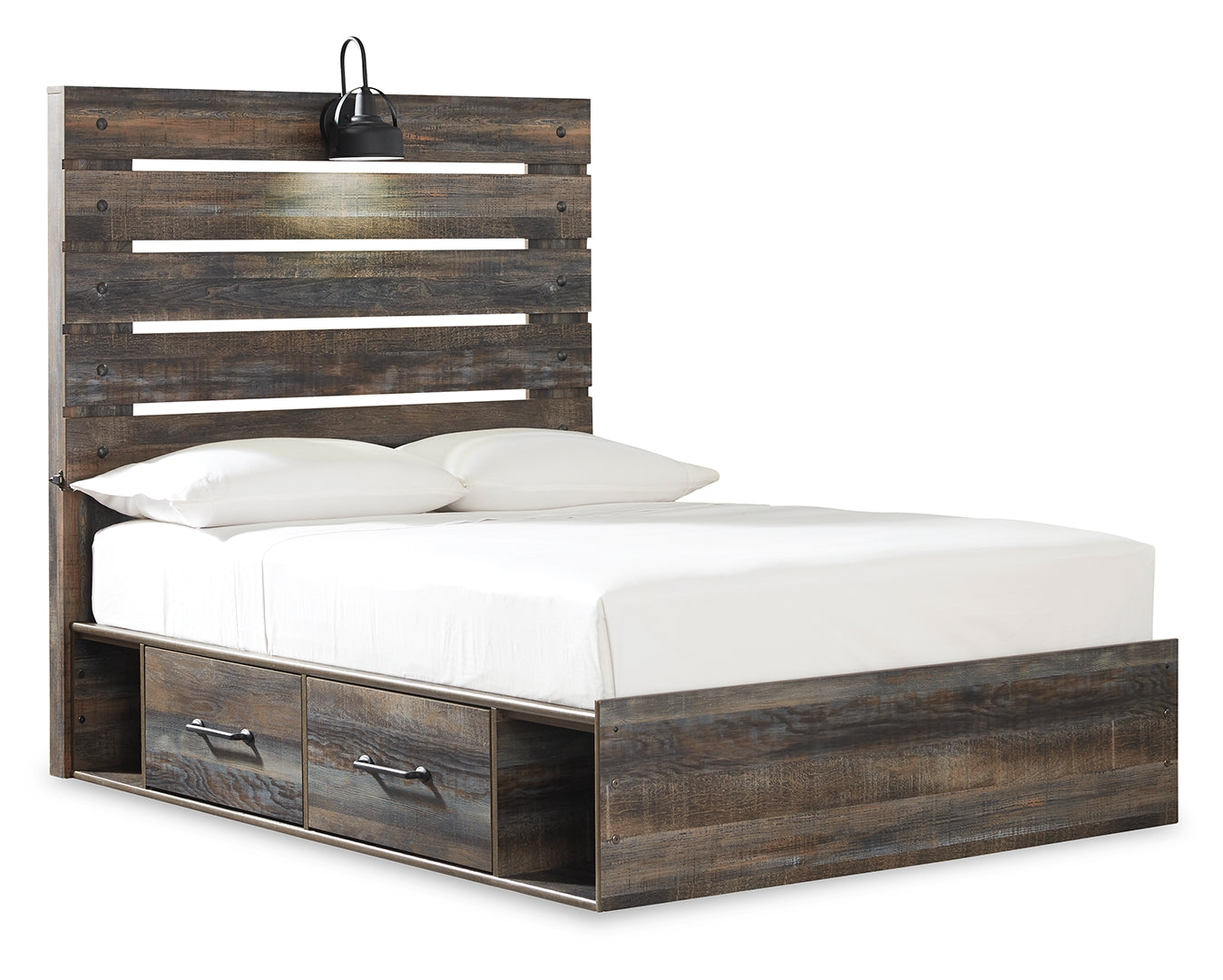 Drystan Full Bookcase Headboard Bed with Dresser