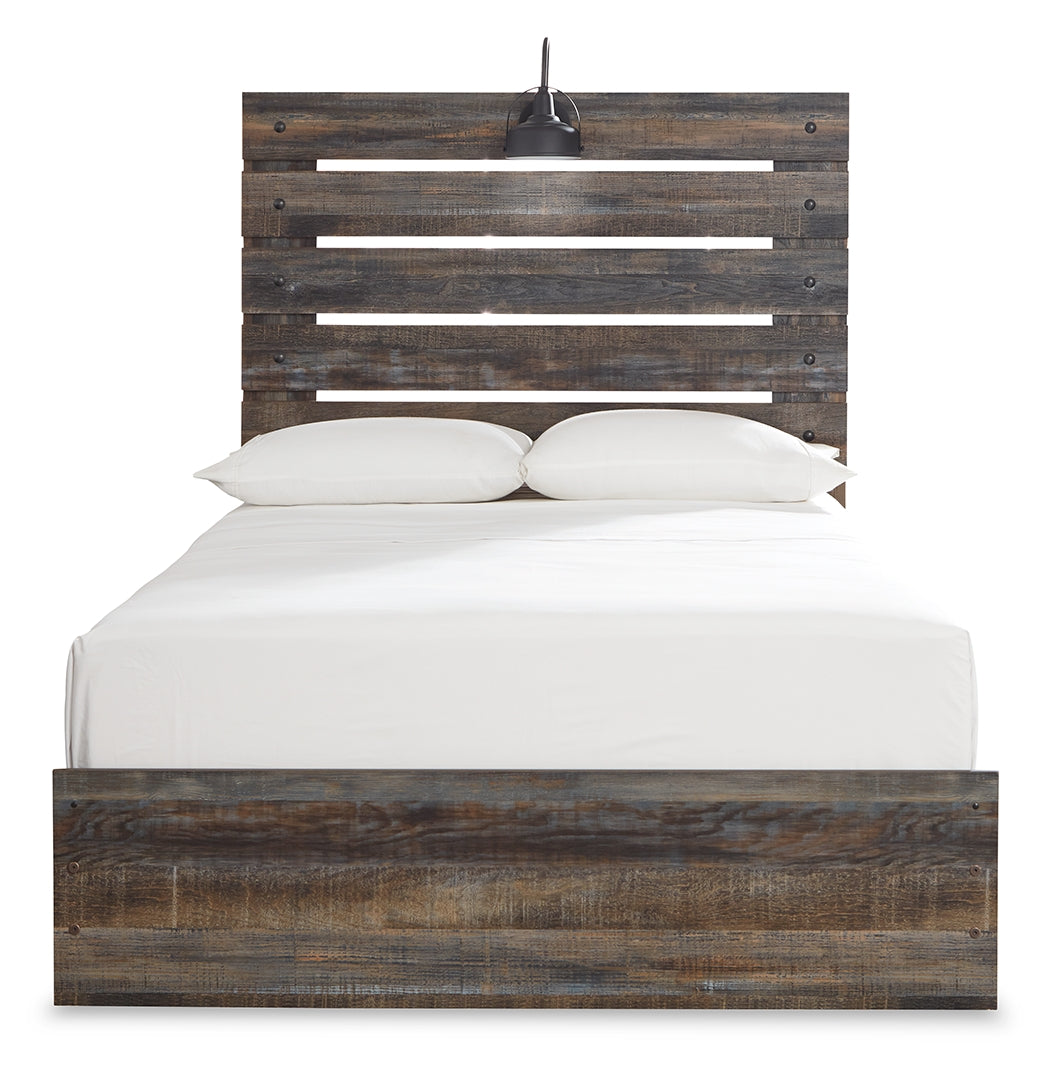 Drystan Full Bookcase Headboard Bed with Dresser