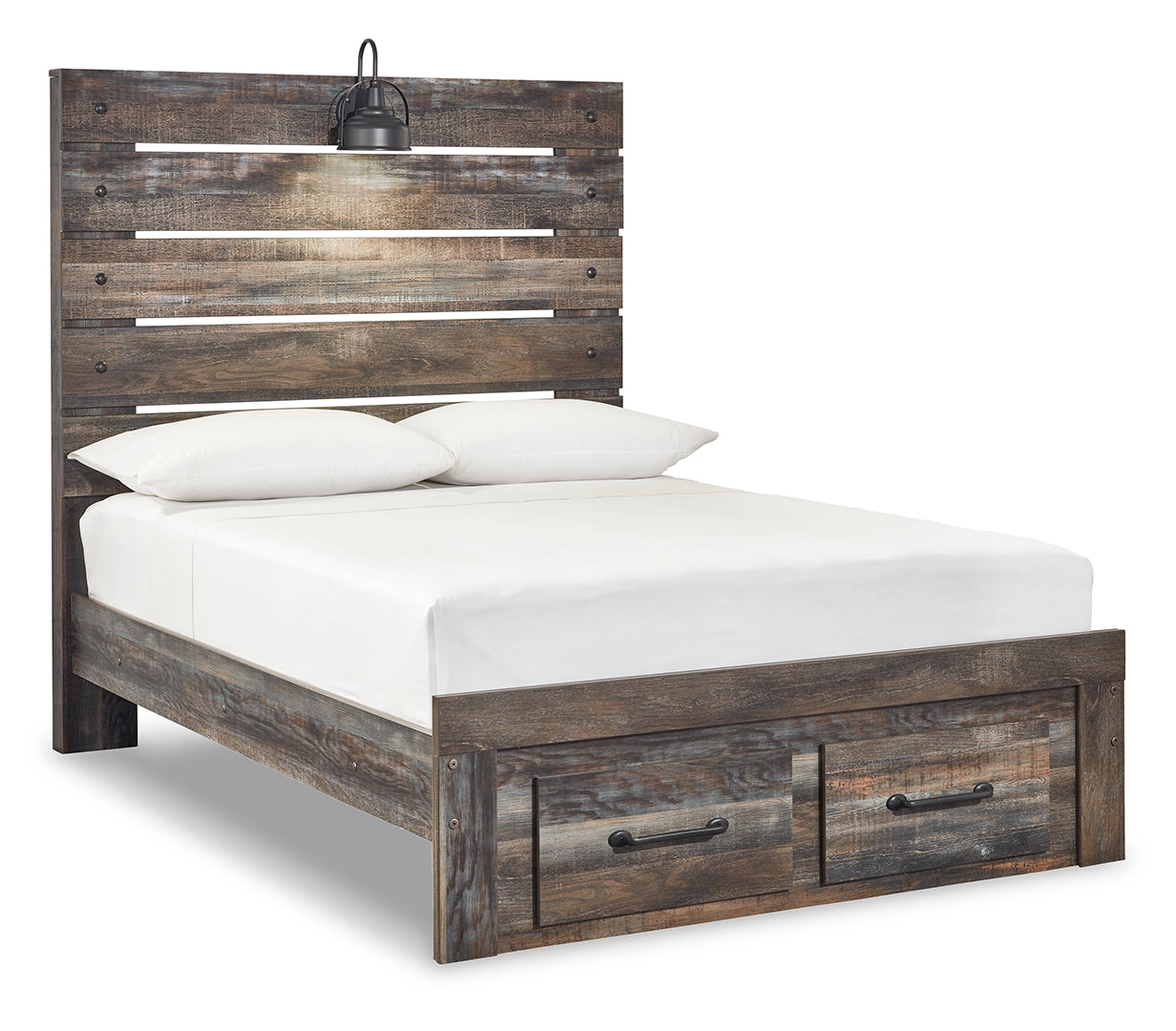 Drystan Full Bookcase Headboard Bed with Dresser