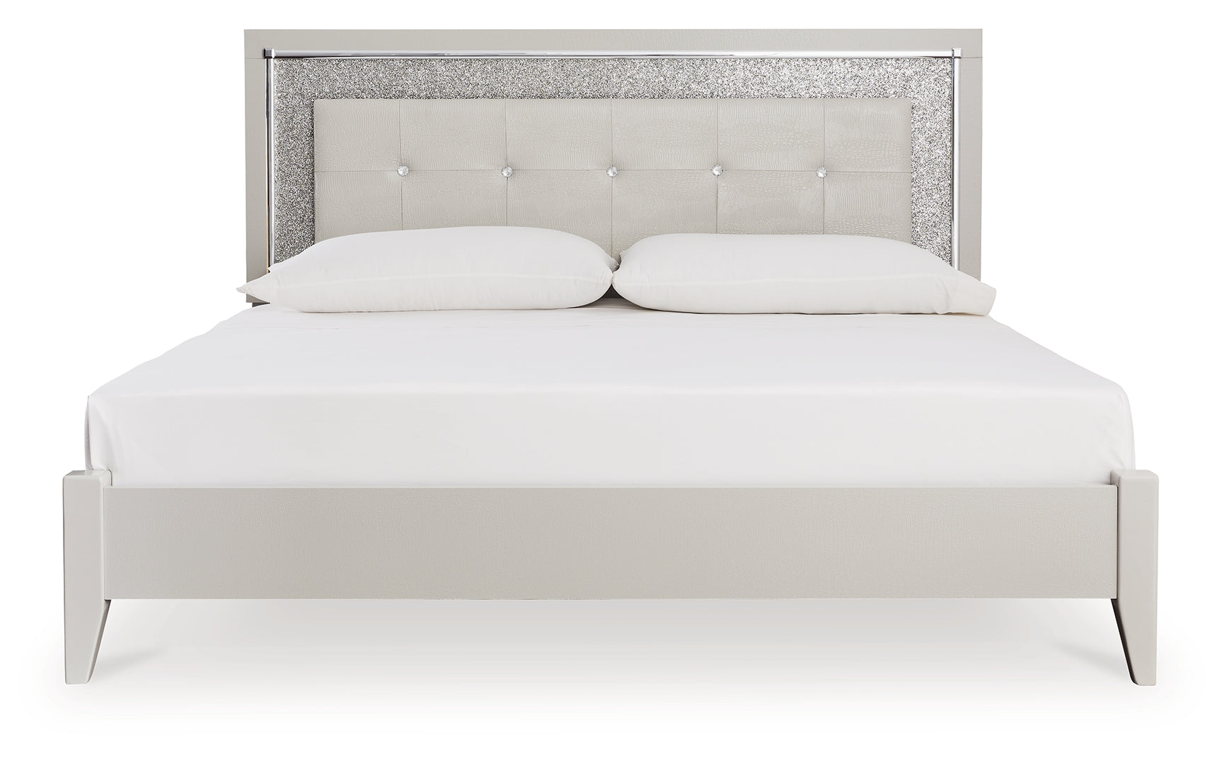 Zyniden King Upholstered Panel Bed