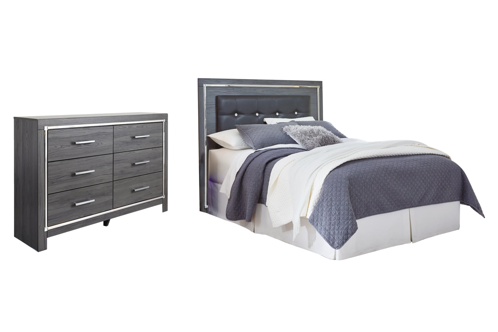 Lodanna Grey Panel Bedroom Set