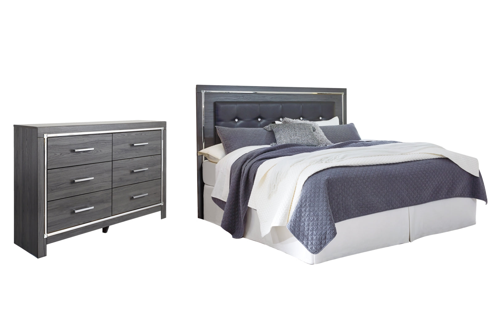 Lodanna Grey Panel Bedroom Set