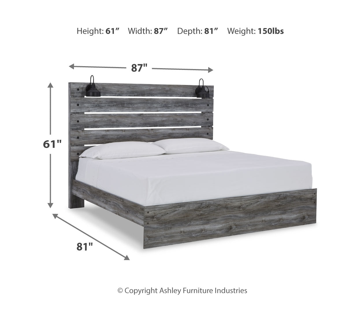 Baystorm Grey Bedroom Set