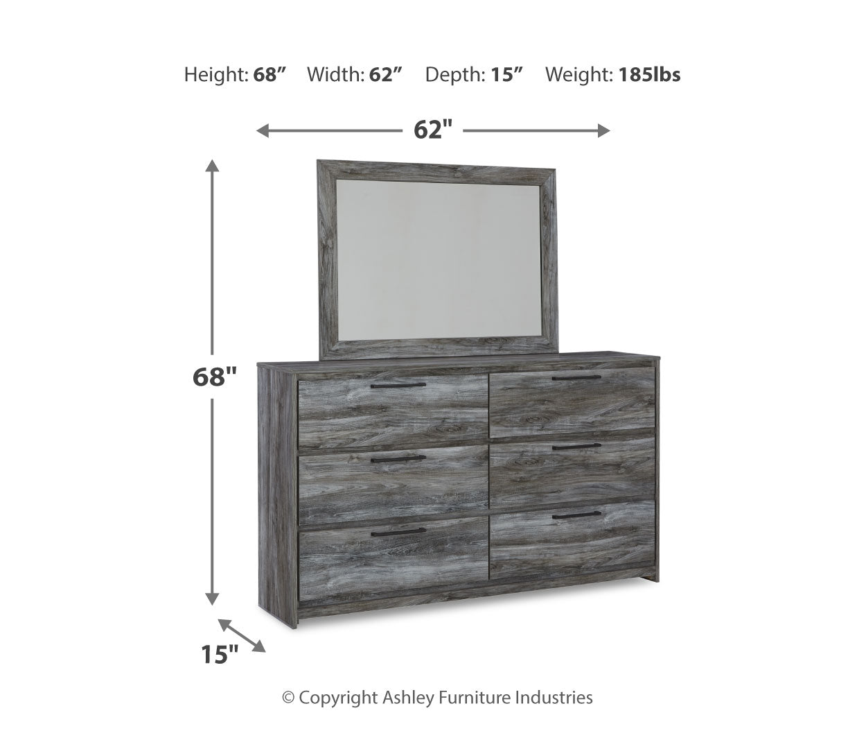 Baystorm Grey Bedroom Set