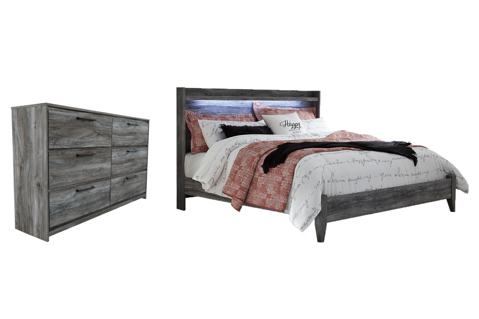 Baystorm Grey Bedroom Set