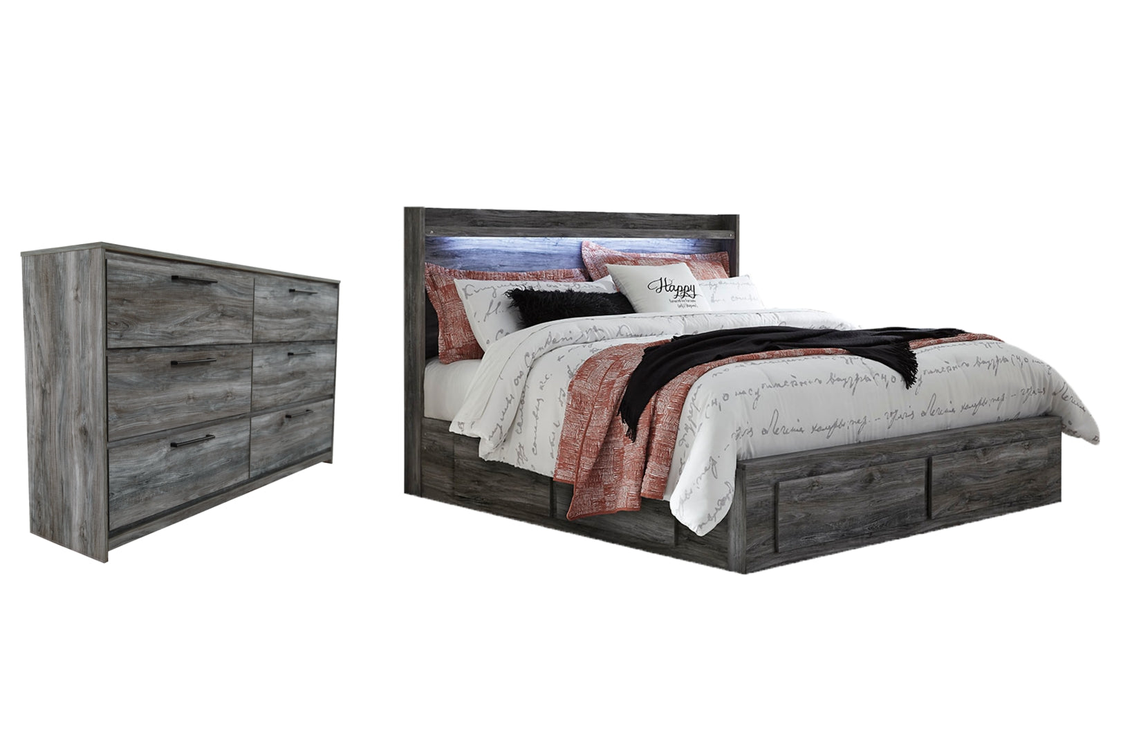 Baystorm Grey Bedroom Set