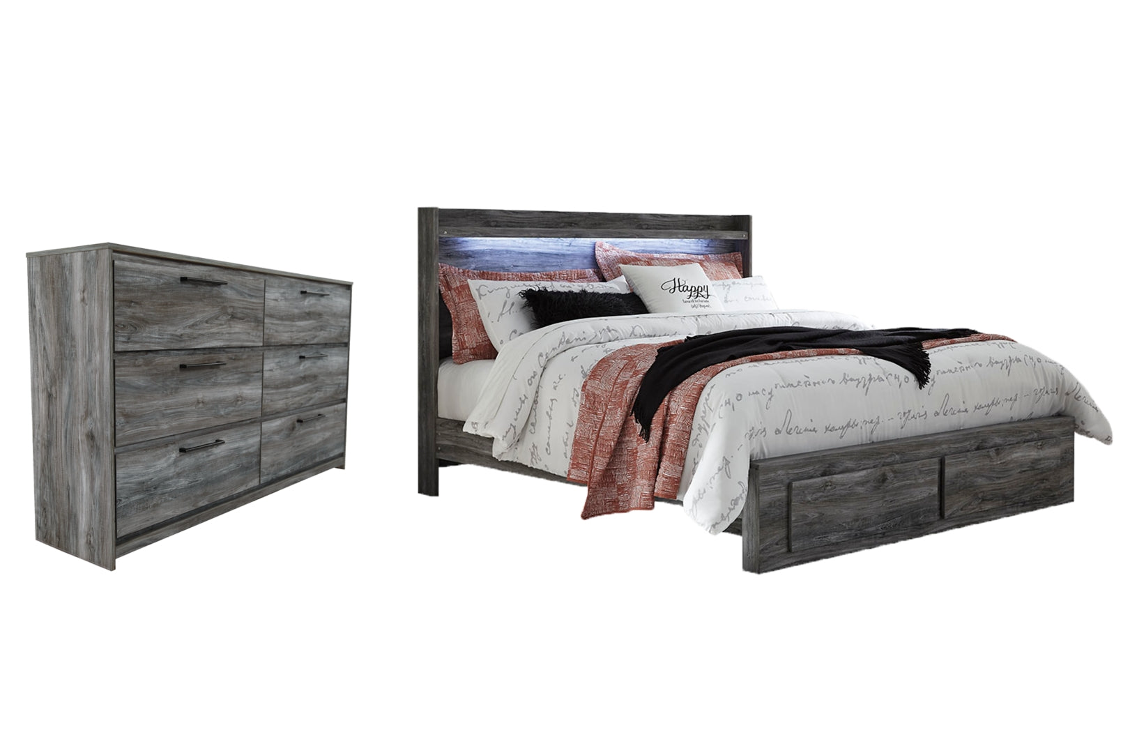 Baystorm Grey Bedroom Set