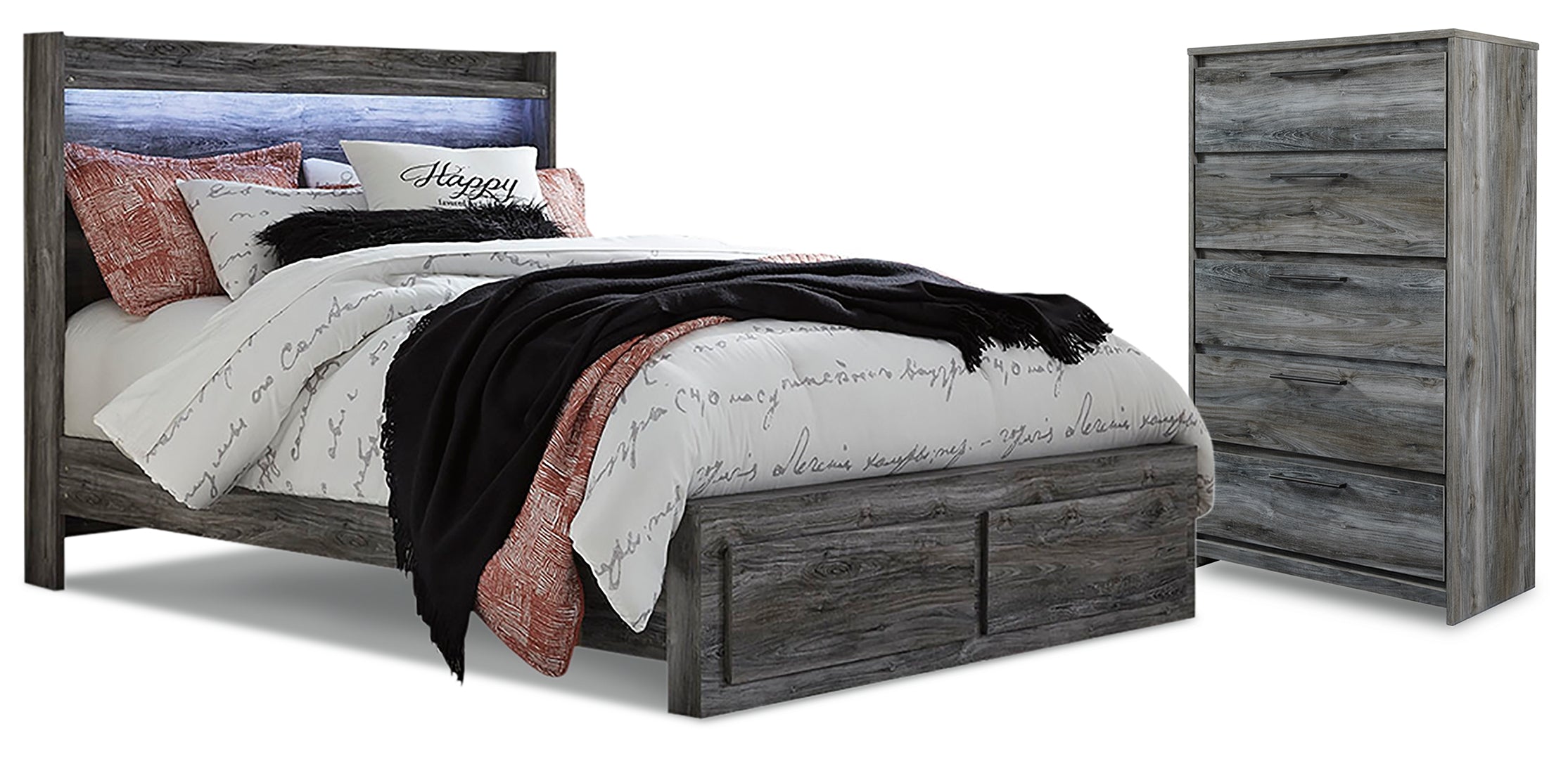 Baystorm Grey Bedroom Set