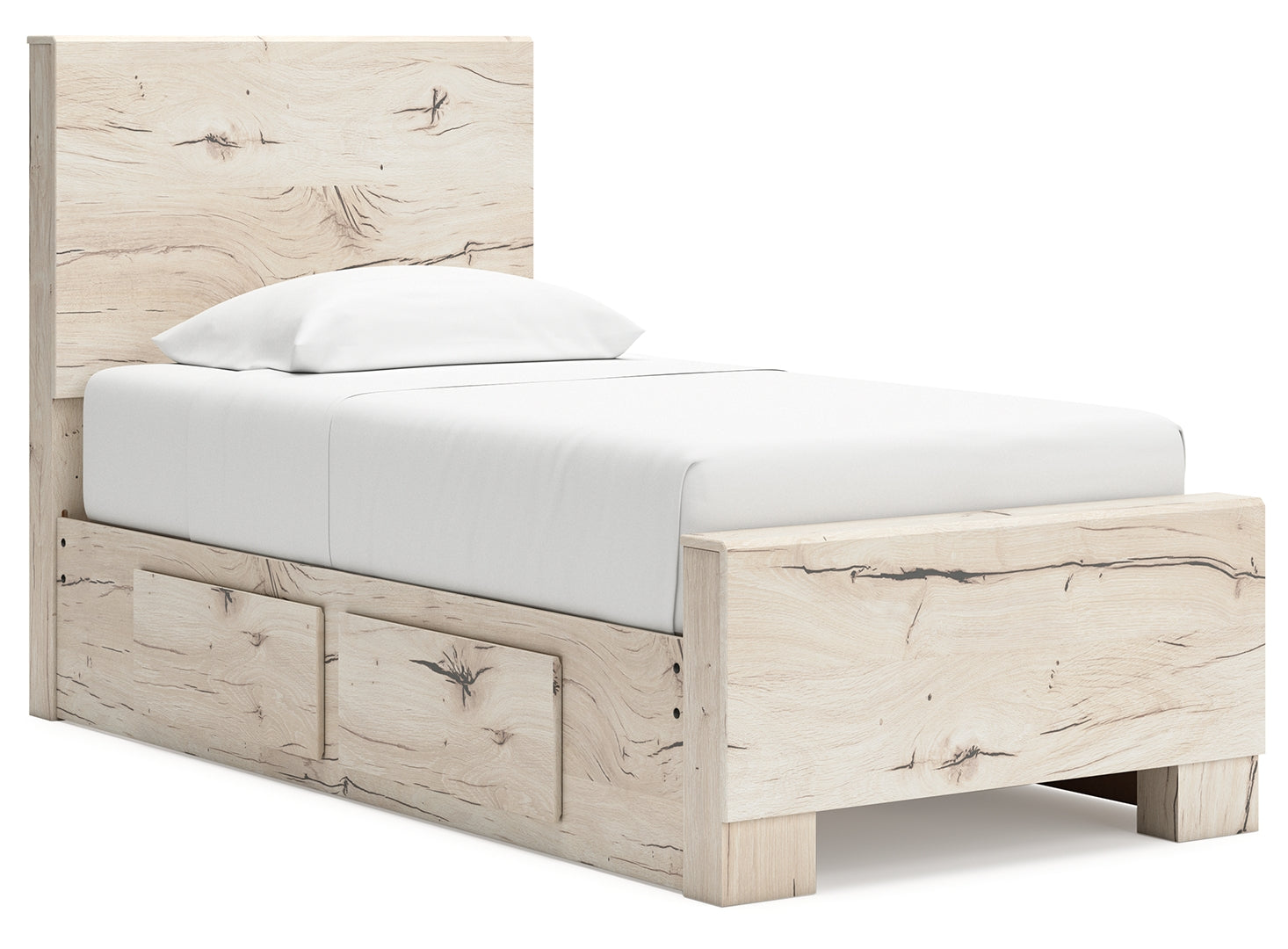 Lawroy Twin Panel Bed with Storage