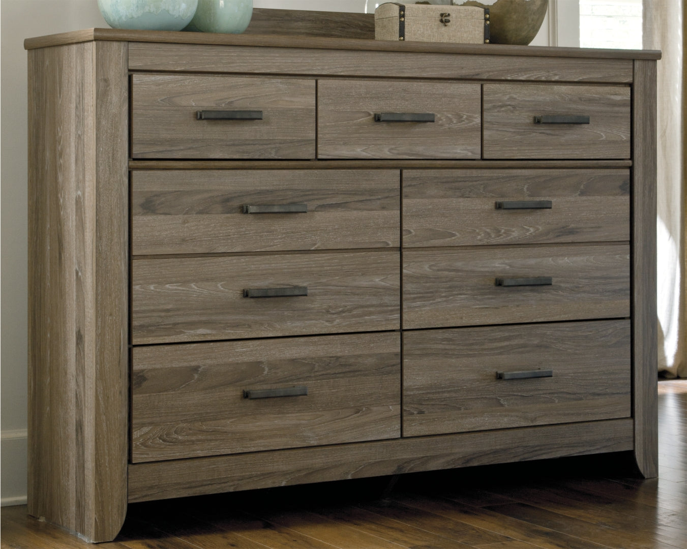 Zelen Brown Panel Bedroom Set