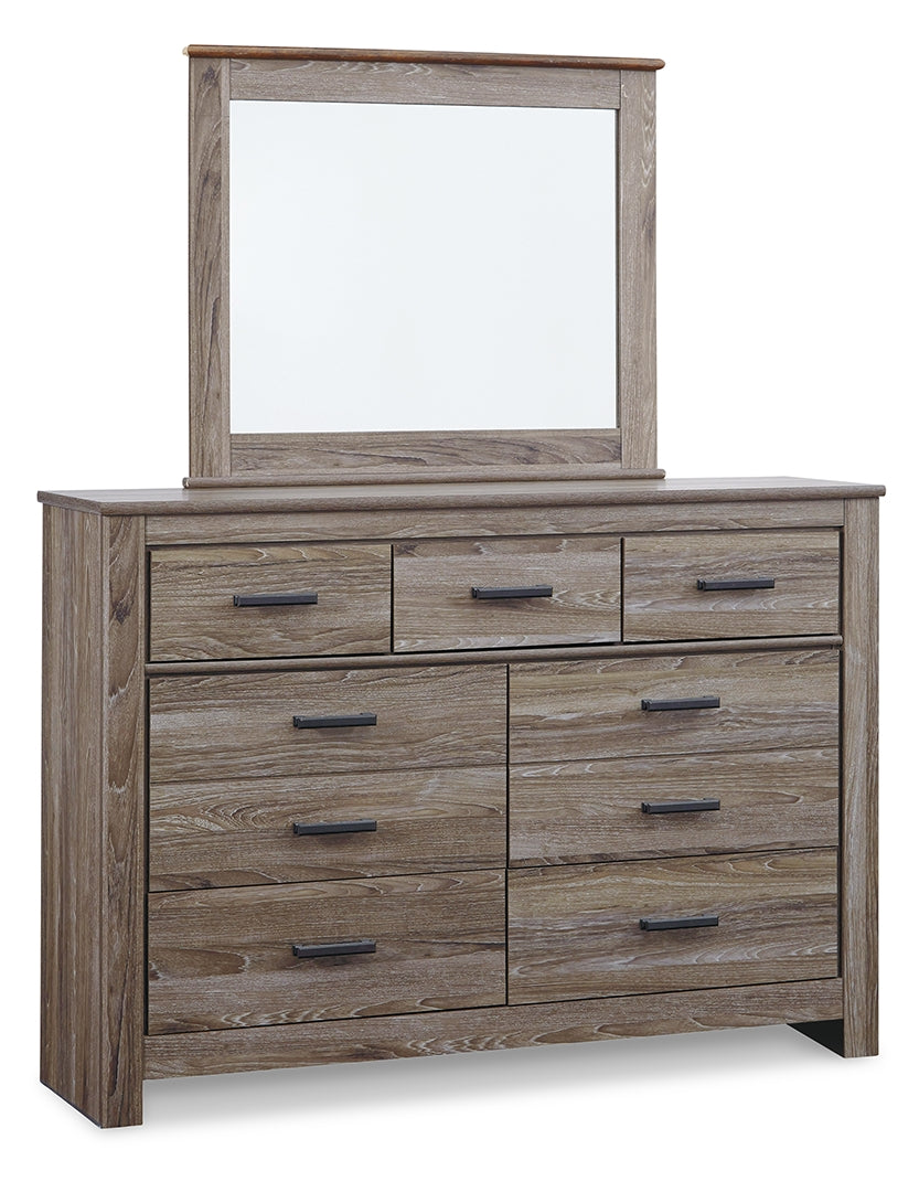 Zelen Brown Panel Bedroom Set